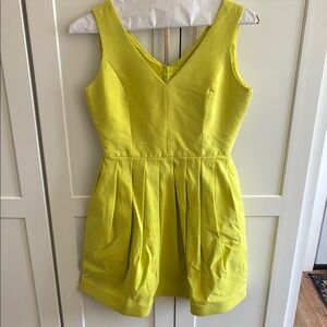 Vibrant Yellow Sleeveless Dress